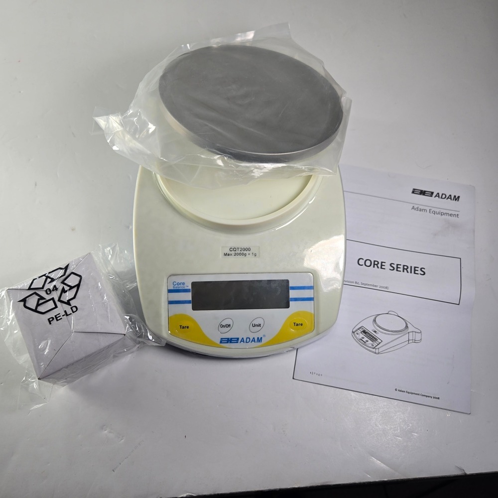 Adam Equipment CQT2000 Digital Scale 2000g x 1g Max Capacity Tare Function